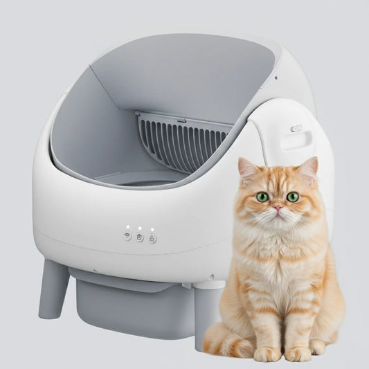 Portable smart cat litter box