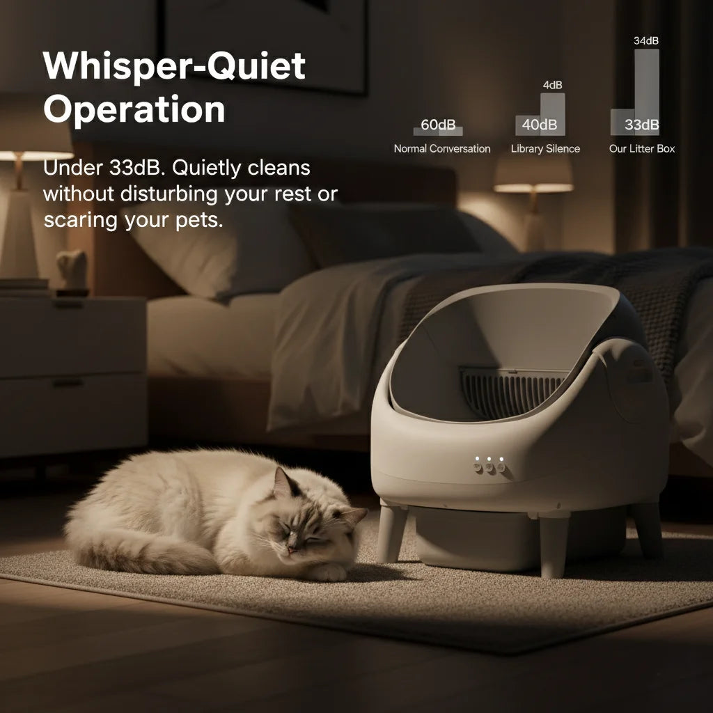 Portable smart cat litter box